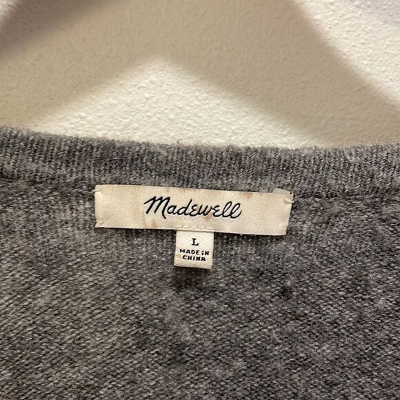 𝅺Madewell woman’s grey open cardigan - Picture 3 of 9